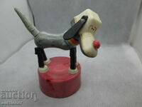 USSR-TOY DANCING DOG FROM 1960