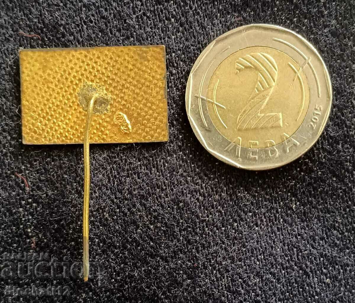 Auction  A rare sign. 10 years House of technology Ruse