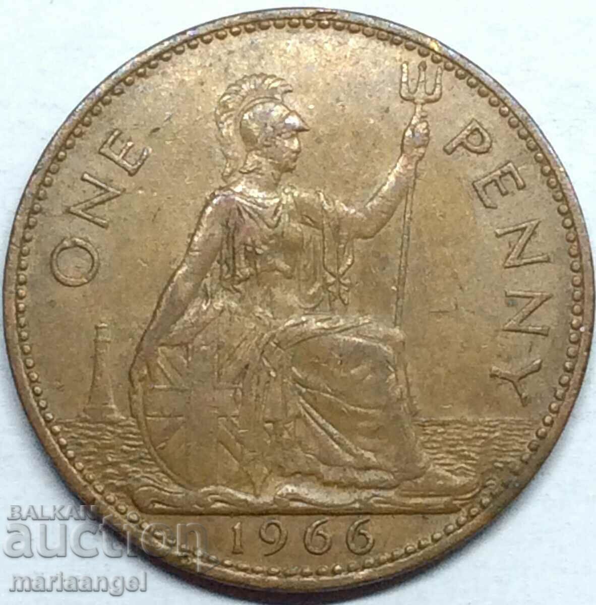 Marea Britanie 1 penny 1966