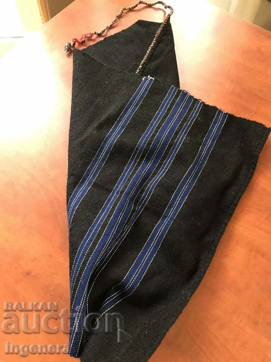 ANTIQUE ETHNIC WOVEN WOOL APRON - 7 ANTIQUE ETHNIC WOVEN WOOL APRON - 7