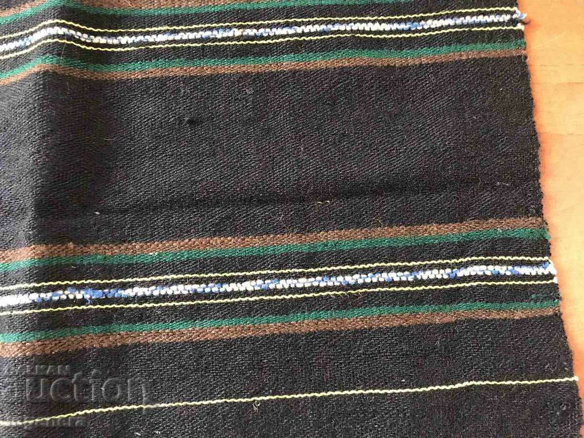 ANTIQUE ETHNIC WOVEN WOOL APRON - 6 ANTIQUE ETHNIC WOVEN WOOL APRON - 6