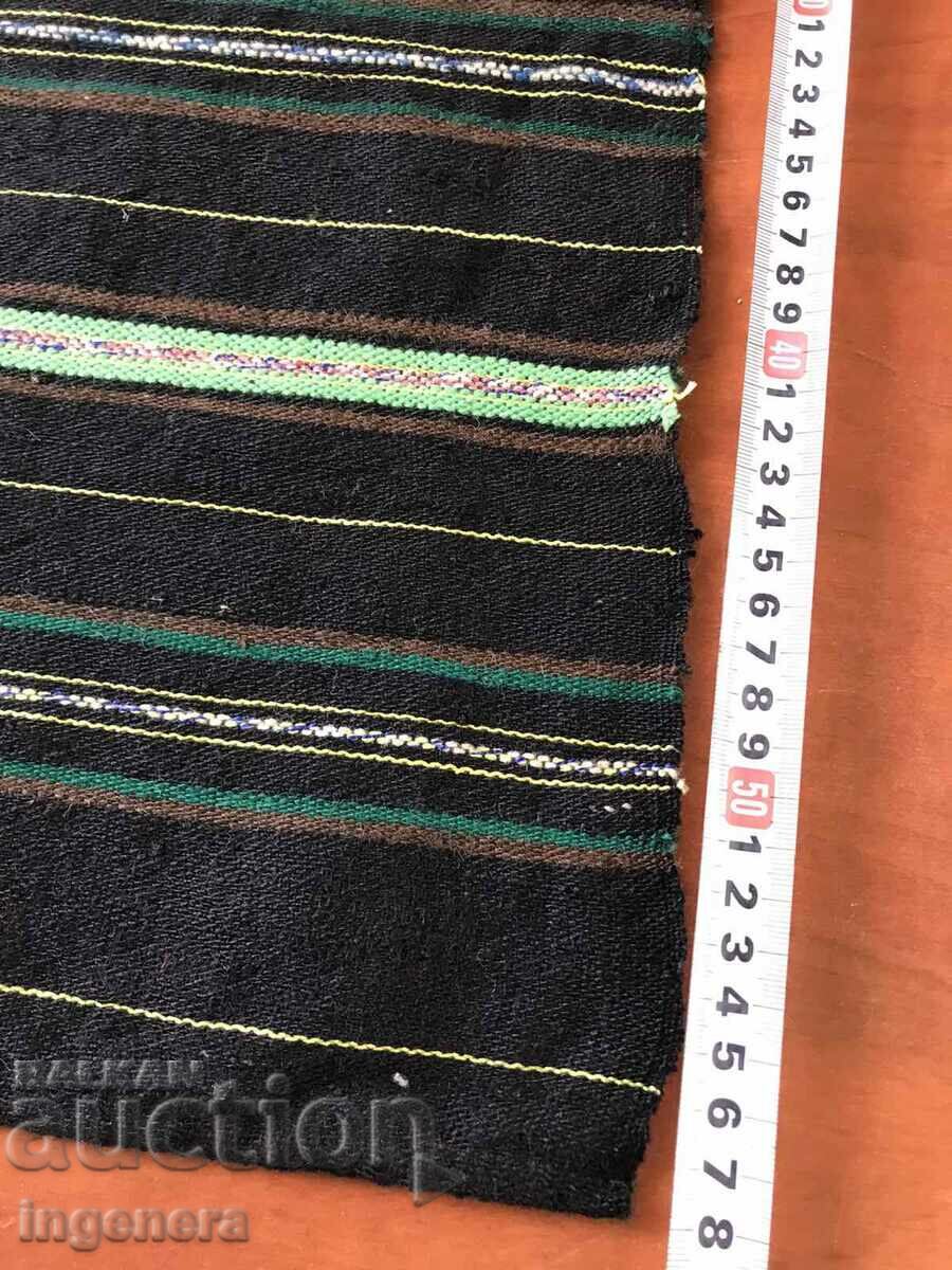 ANTIQUE ETHNIC WOVEN WOOL APRON - 7 ANTIQUE ETHNIC WOVEN WOOL APRON - 7