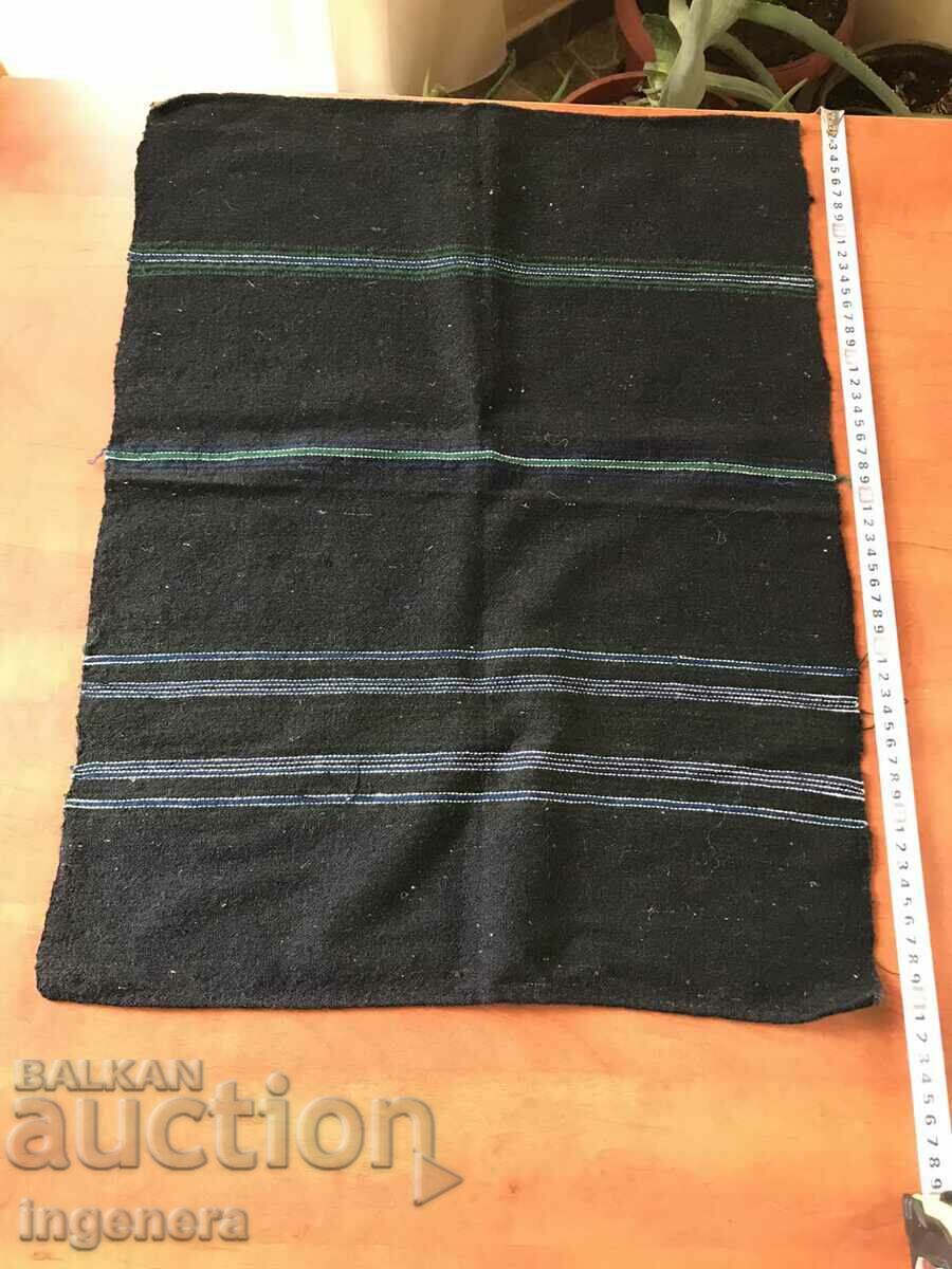APRON WOOL WOVEN ANTIQUE ETHNIC - WITHOUT STRAPS