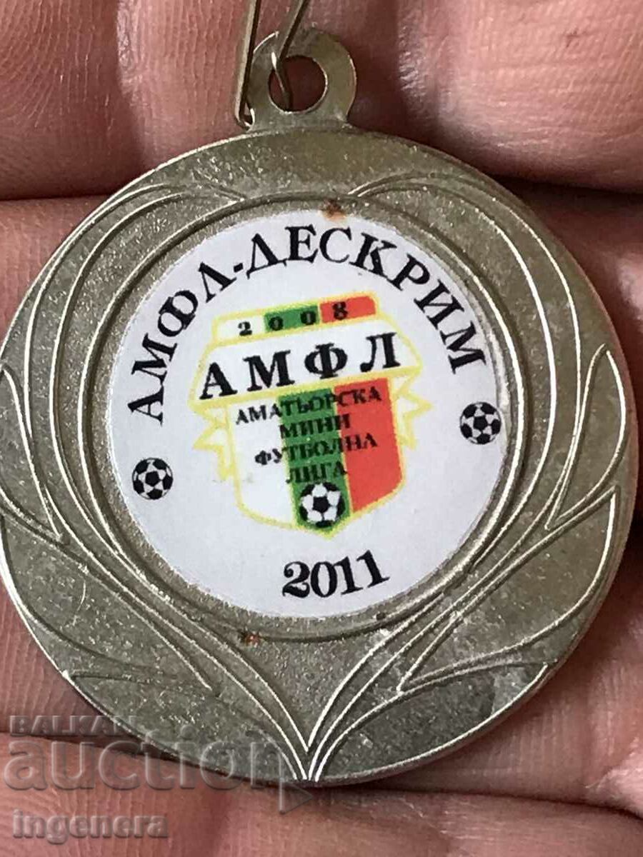 MEDAL AWARD FOOTBALL with price 4.00 BGN | € 2.05