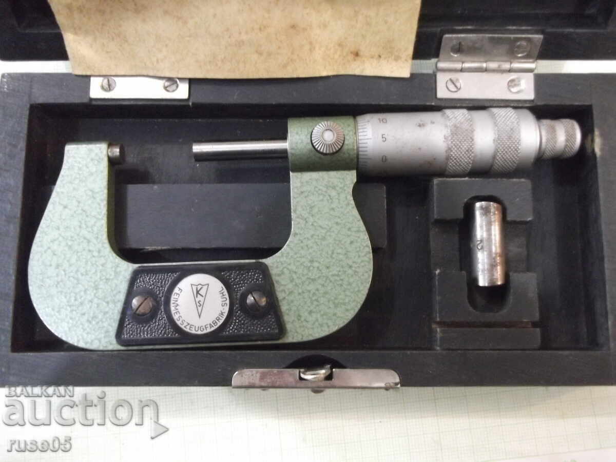 Micrometru "25 - 50 mm" DDR german de lucru cu preț 40.00 BGN | € 20.45