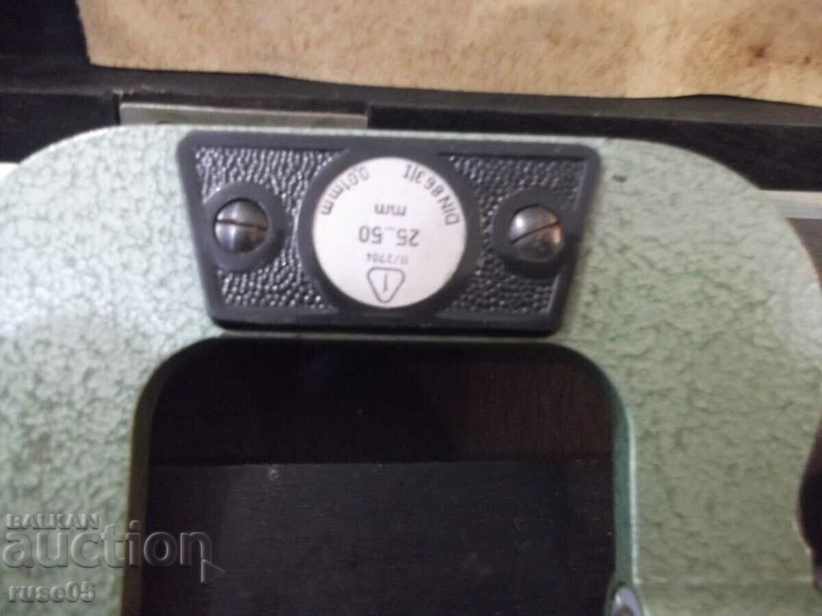 Licitație Micrometru "25 - 50 mm" DDR german de lucru