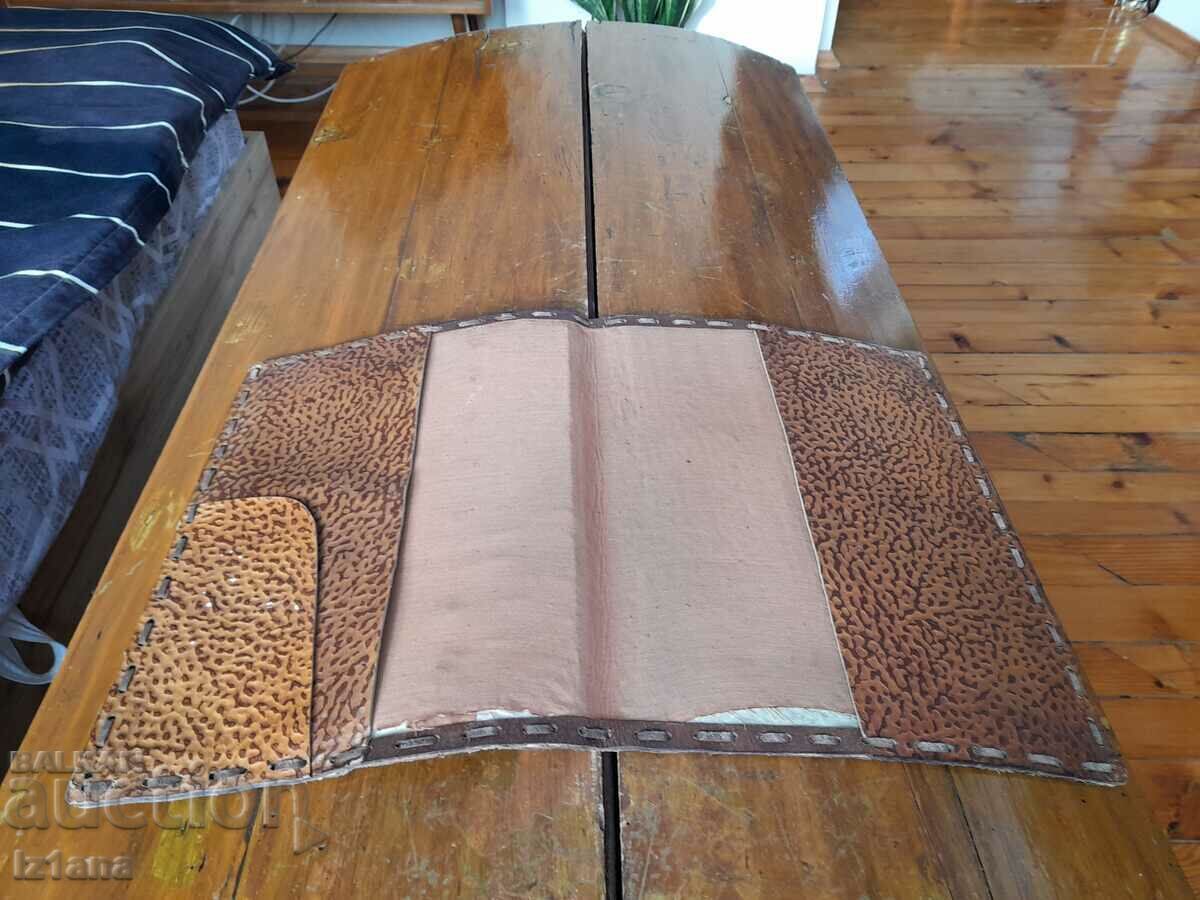 Auction Old leather folder Auction Old leather folder