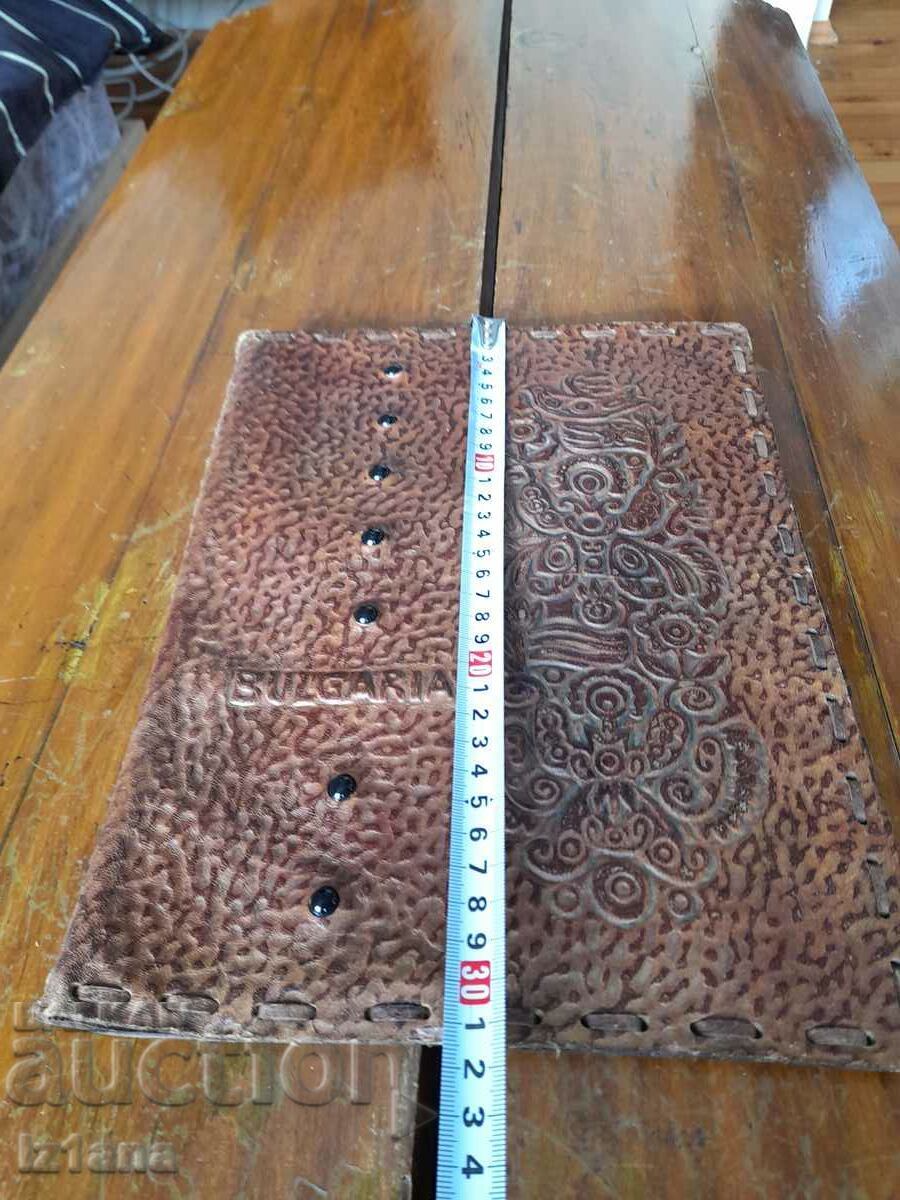 Old leather folder - 5 Old leather folder - 5