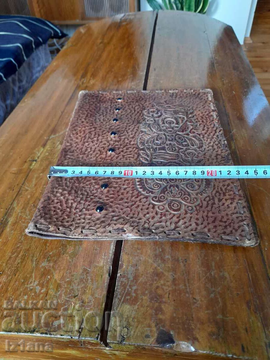 Old leather folder - 6 Old leather folder - 6