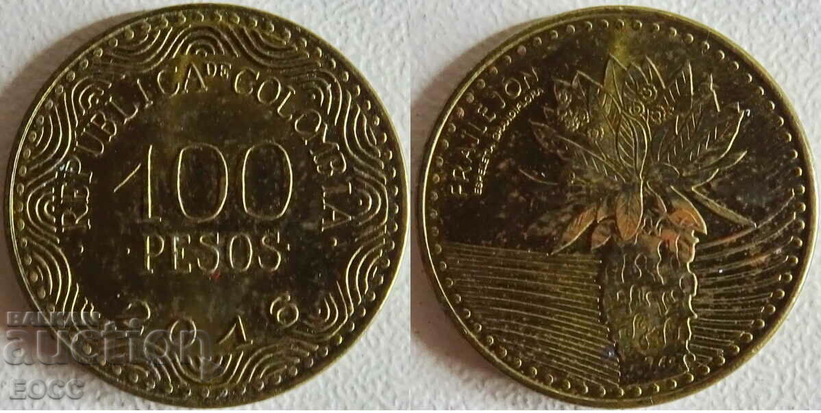 0091 Colombia 100 pesos 2016
