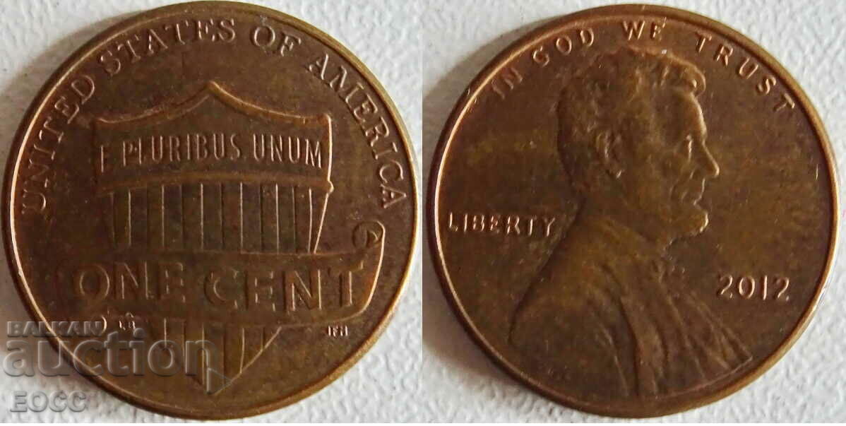 0092 USA 1 cent 2012