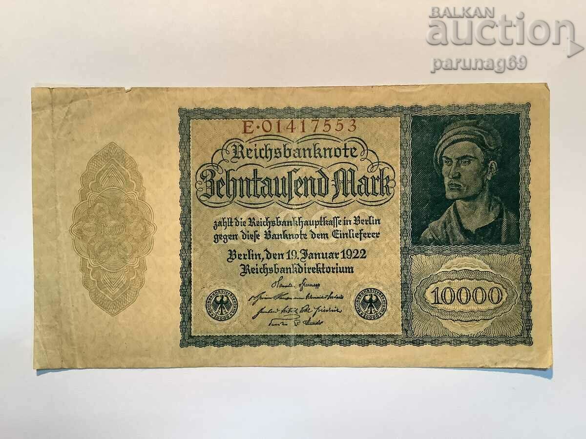 Γερμανία 10 χιλιάδες μάρκα 1922
