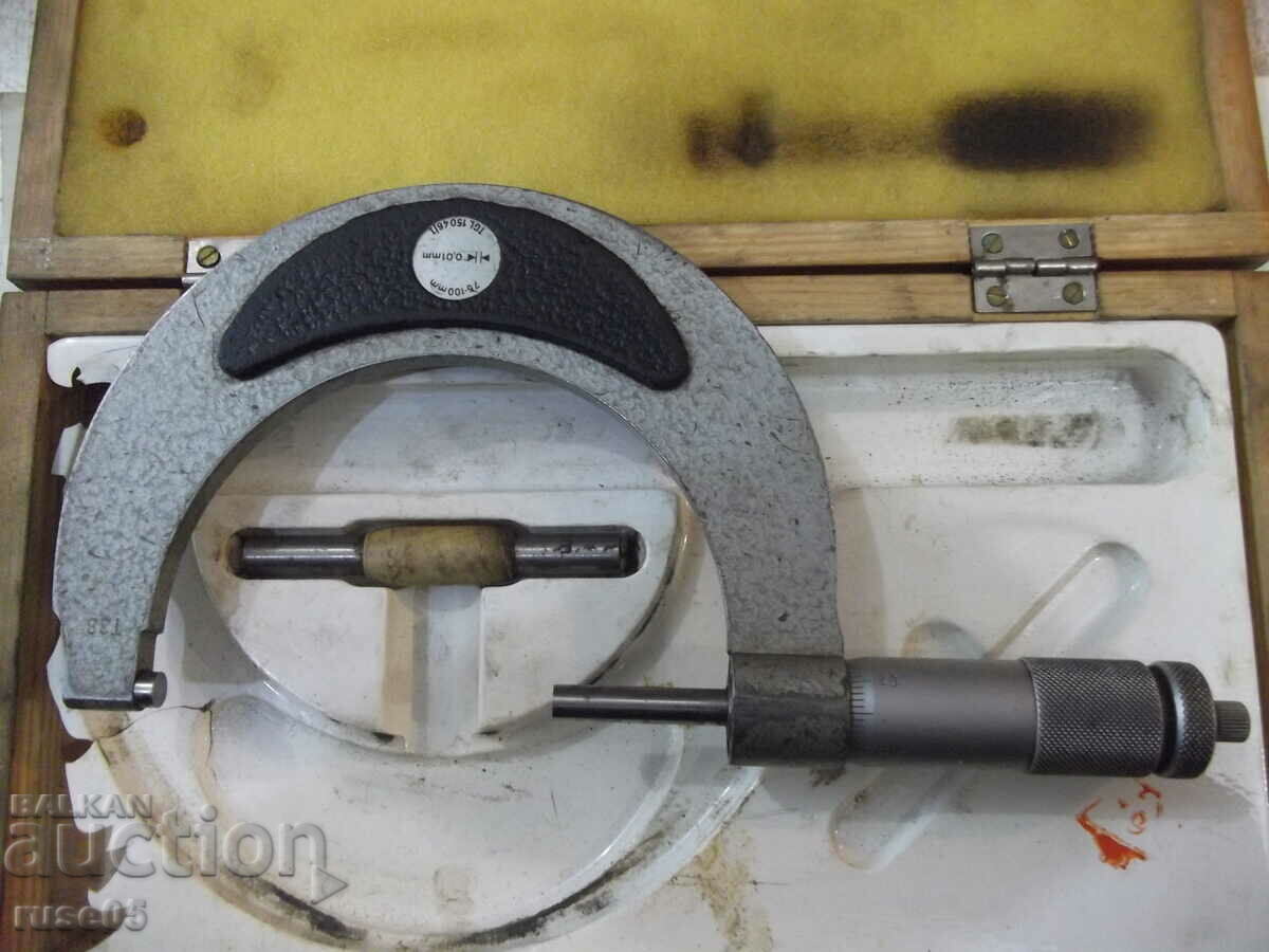 Auction Micrometer "75 - 100 mm" German DDR working Auction Micrometer "75 - 100 mm" German DDR working