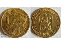 0095 Cehoslovacia 1 coroană 1976.