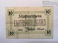 Германия 10 марки 1918 година