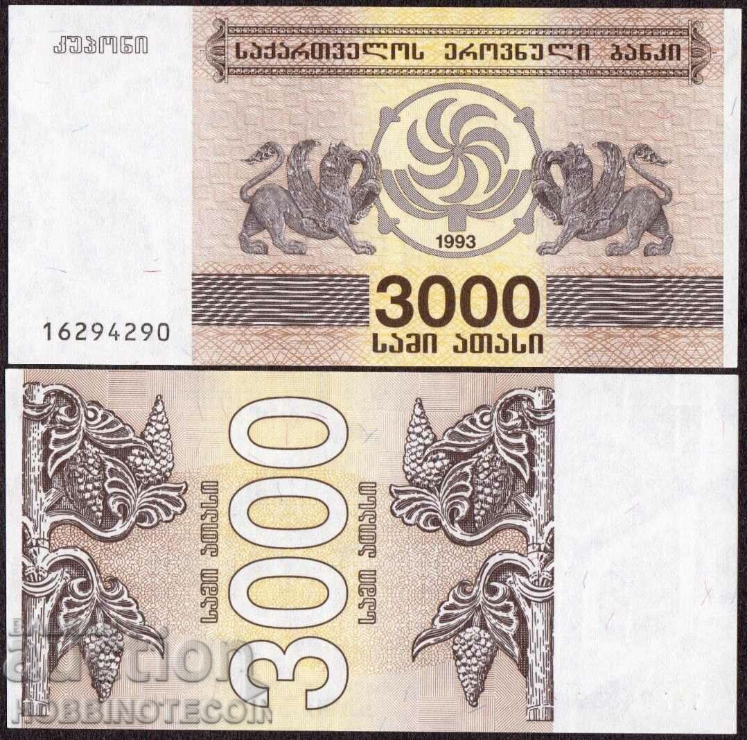 ГРУЗИЯ GEORGIA 3000 - 3 000 Лари issue 1993 НОВА UNC