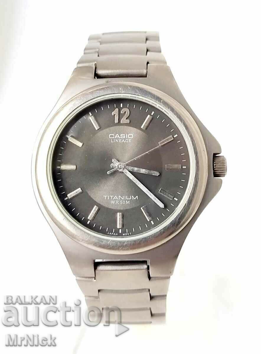 Casio Titanium Linage мъжки кварцов часовник