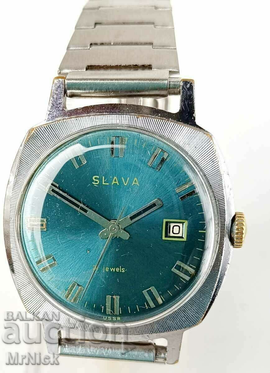 Slava Slava 21j cal. 2414 Ρωσικό μηχανικό ρολόι