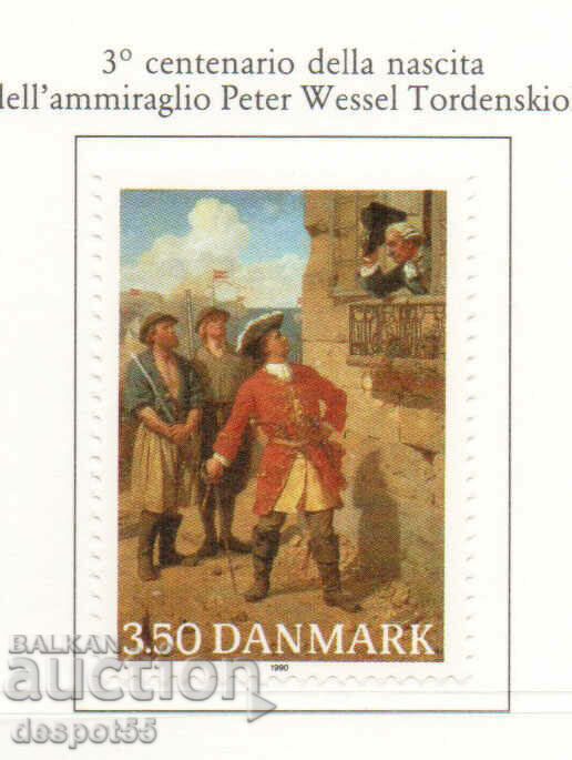 1990. Δανία. 300 χρόνια από τη γέννηση του Tordenskild.