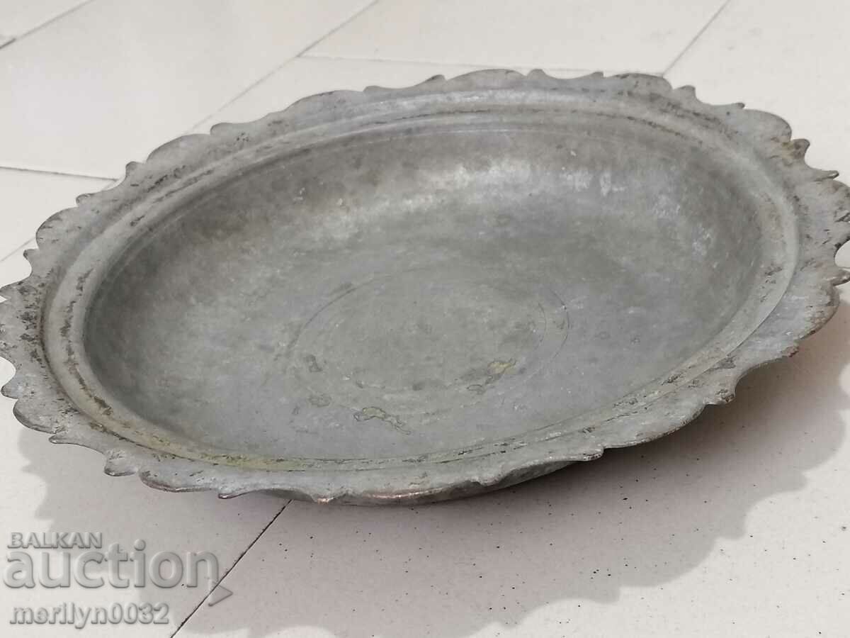 Auction Ottoman copper saucer, dish, plate, copper, copper vessel Auction Ottoman copper saucer, dish, plate, copper, copper vessel