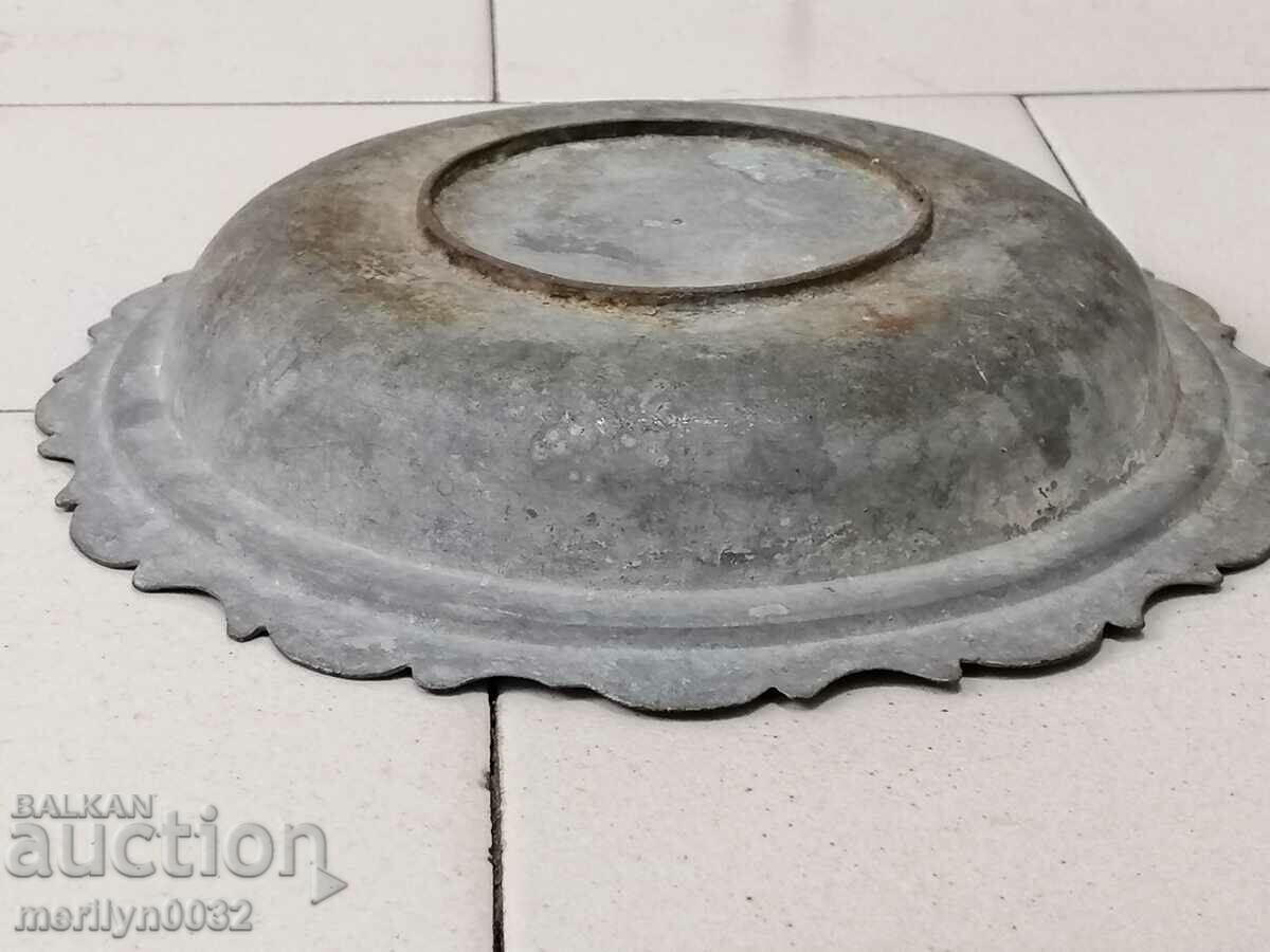 Delivery of Ottoman copper saucer, dish, plate, copper, copper vessel Delivery of Ottoman copper saucer, dish, plate, copper, copper vessel