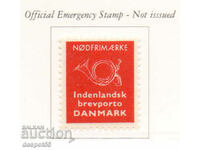 1963. Δανία. Σφραγίδα έκτακτης ανάγκης Ψυχρού Πολέμου.