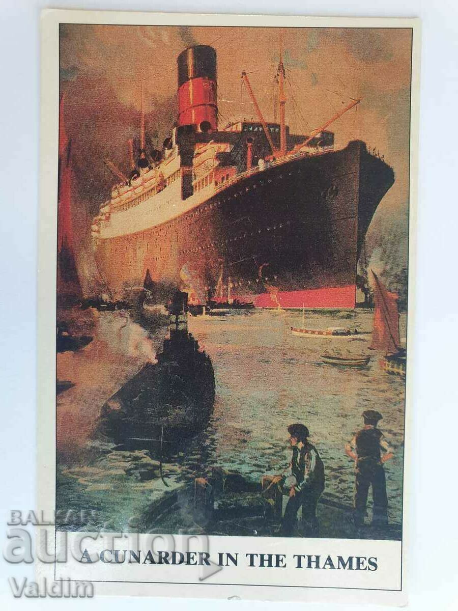 Postcard Ship Titanic