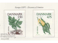 1992 Danemarca. EUROPA - 500 de ani de la descoperirea Americii.