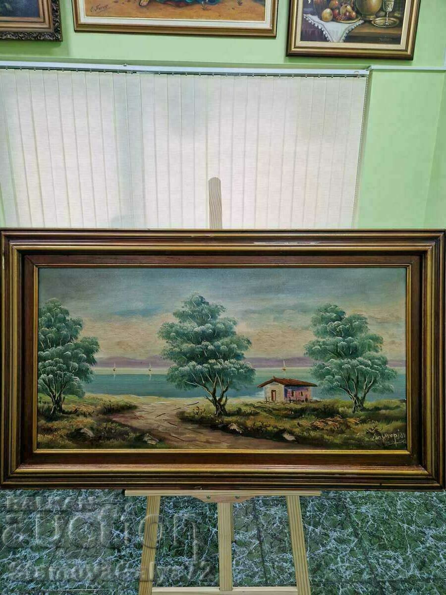 A great old large antique author painting with price 296.00 BGN | € 151.34