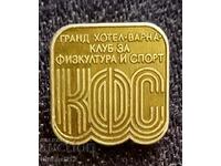 Badge. Grand Hotel Varna - KFS club for physical education and sports