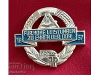 DDR. FDJ JP - FÜR HOHE LEISTUNGEN ZU EHREN DER DDR 1967