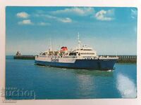 Postcard Sealink ship
