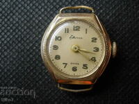 Ελβετικό, vintage, επιχρυσωμένο, γυναικείο ρολόι.