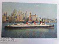 Пощенска картичка Круизен Кораб  "Queen Mary"