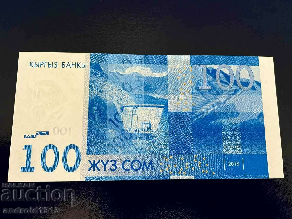 Auction KYRGYZSTAN - 100 SOM 2016, P26, UNC Auction KYRGYZSTAN - 100 SOM 2016, P26, UNC