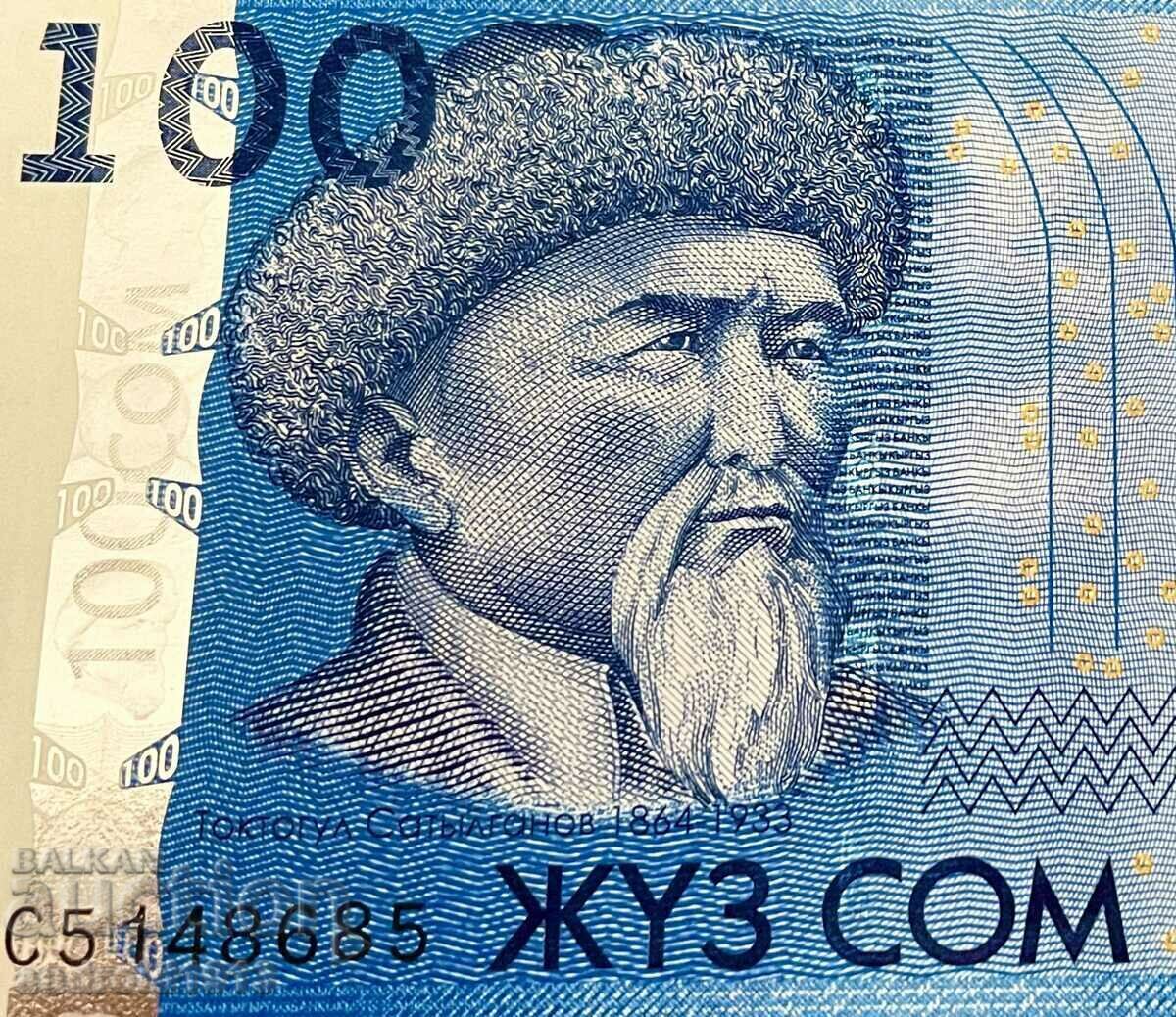 KYRGYZSTAN - 100 SOM 2016, P26, UNC