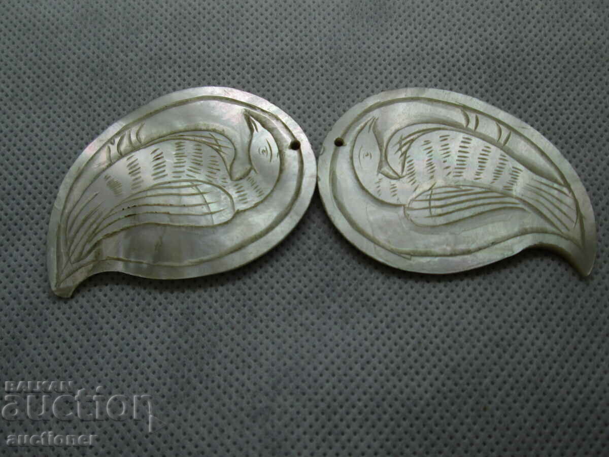 PAFTI MOTHER-OF-PEARL TILES, WEAR BELT - 6 PAFTI MOTHER-OF-PEARL TILES, WEAR BELT - 6