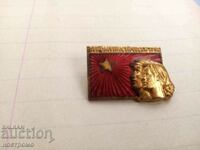 Bronze and enamel - For communist labor - A 363