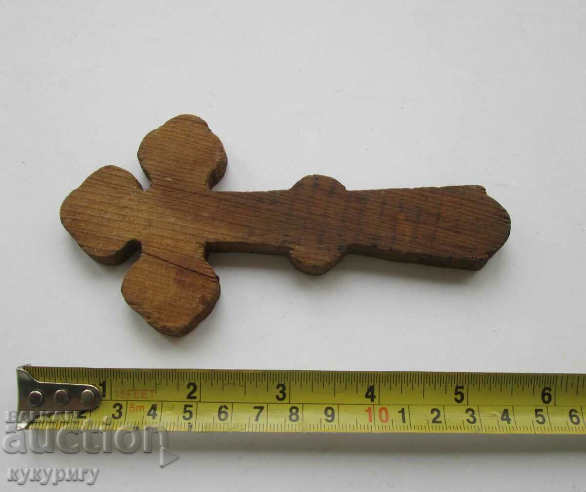 Old homemade cross lithograph icon crucifix Kingdom of Bulgarians - 7 Old homemade cross lithograph icon crucifix Kingdom of Bulgarians - 7