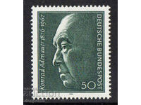 1976. ГФР. 100 години от рождението на д-р Конрад Аденауер.
