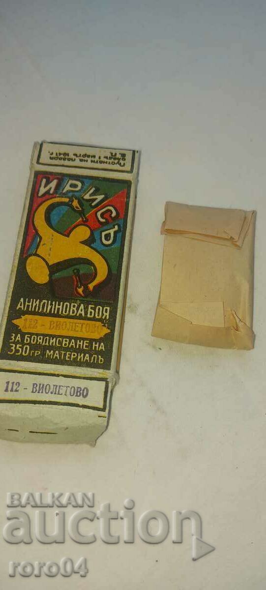 ANILINE DYE - IRIS - 1941 - NOU - 5 ANILINE DYE - IRIS - 1941 - NOU - 5