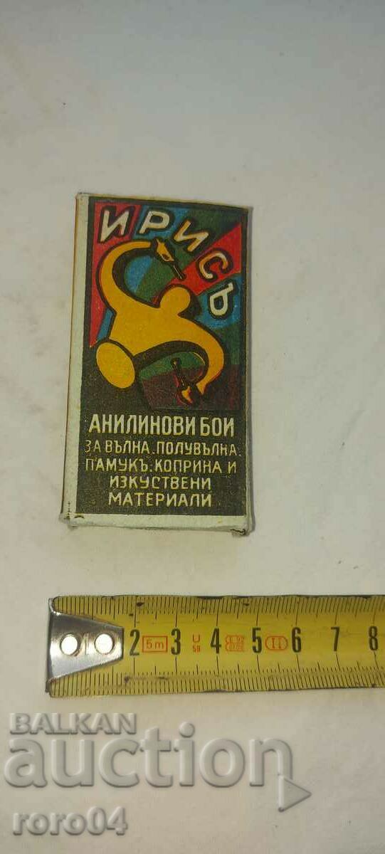 ANILINE DYE - IRIS - 1941 - NEW - 7 ANILINE DYE - IRIS - 1941 - NEW - 7