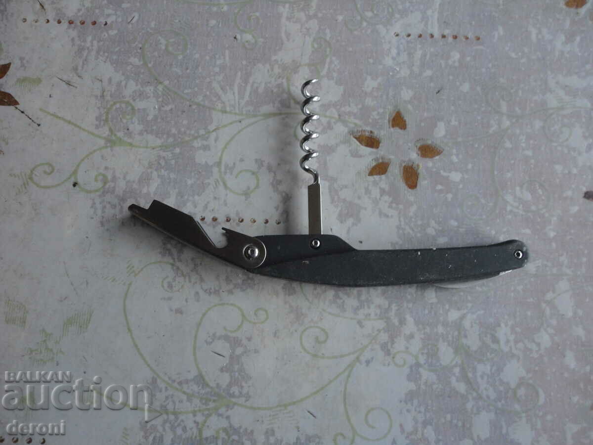 Auction German Waiter Corkscrew Opener Knife 3 in 1 Auction German Waiter Corkscrew Opener Knife 3 in 1