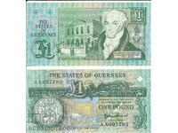 O - in GUERNSEY GUERNSEY 1 Pound issue issue 2021 AA NEW UNC