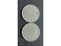 Гърция 10 драхми, различни години