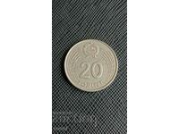 Hungary 20 forints, 1984
