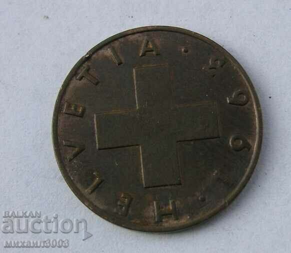 SWITZERLAND 2 RAPPEN 1963 with price 9.99 BGN | € 5.11 SWITZERLAND 2 RAPPEN 1963 with price 9.99 BGN | € 5.11