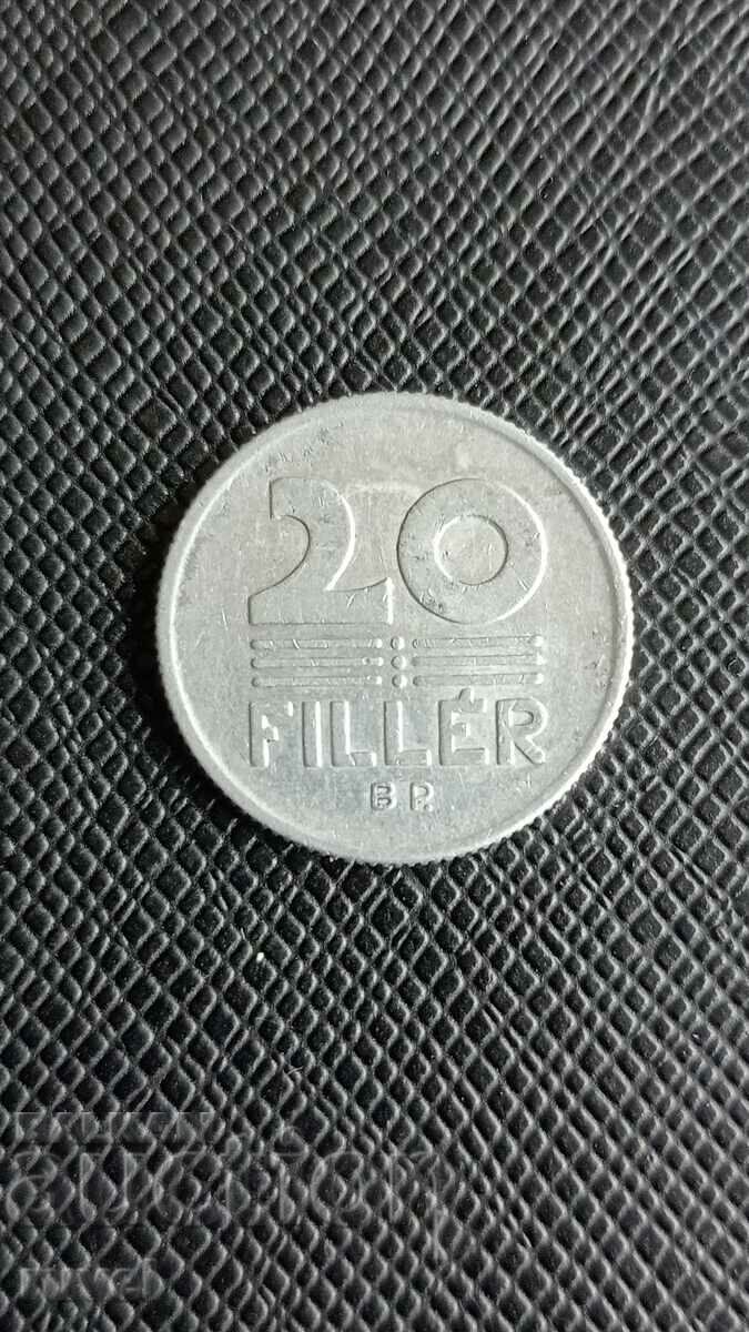 Hungary 20 Fillers, 1974