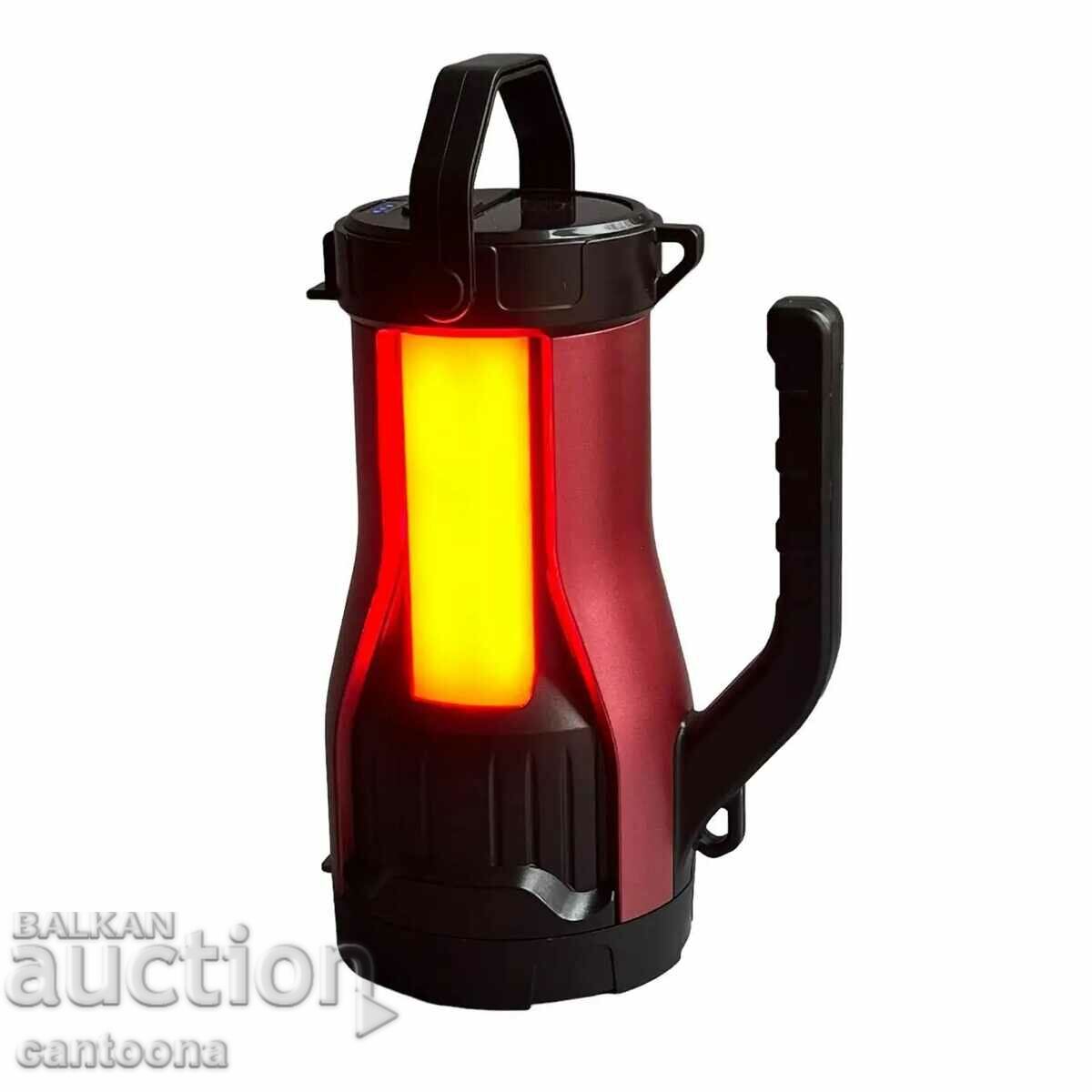 Delivery of Powerful flashlight, solar panel, emergency light and USB outlet Delivery of Powerful flashlight, solar panel, emergency light and USB outlet