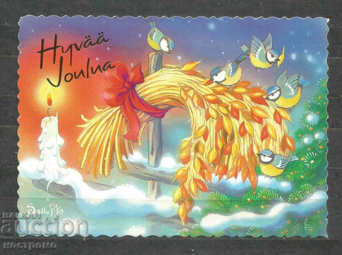 Happy New Year  -  Finland  greeting card   - A 1612